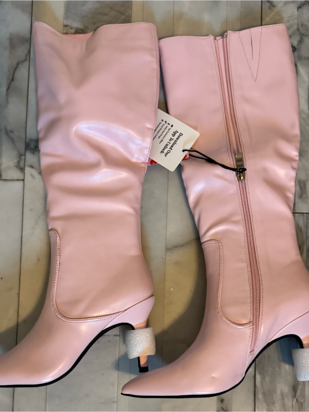 Women's Pointed Toe Stiletto Knee High Boots